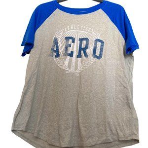 AEROPOSTALE  AERO ATHLETIC GRAPHIC T SHIRT SIZE LARGE